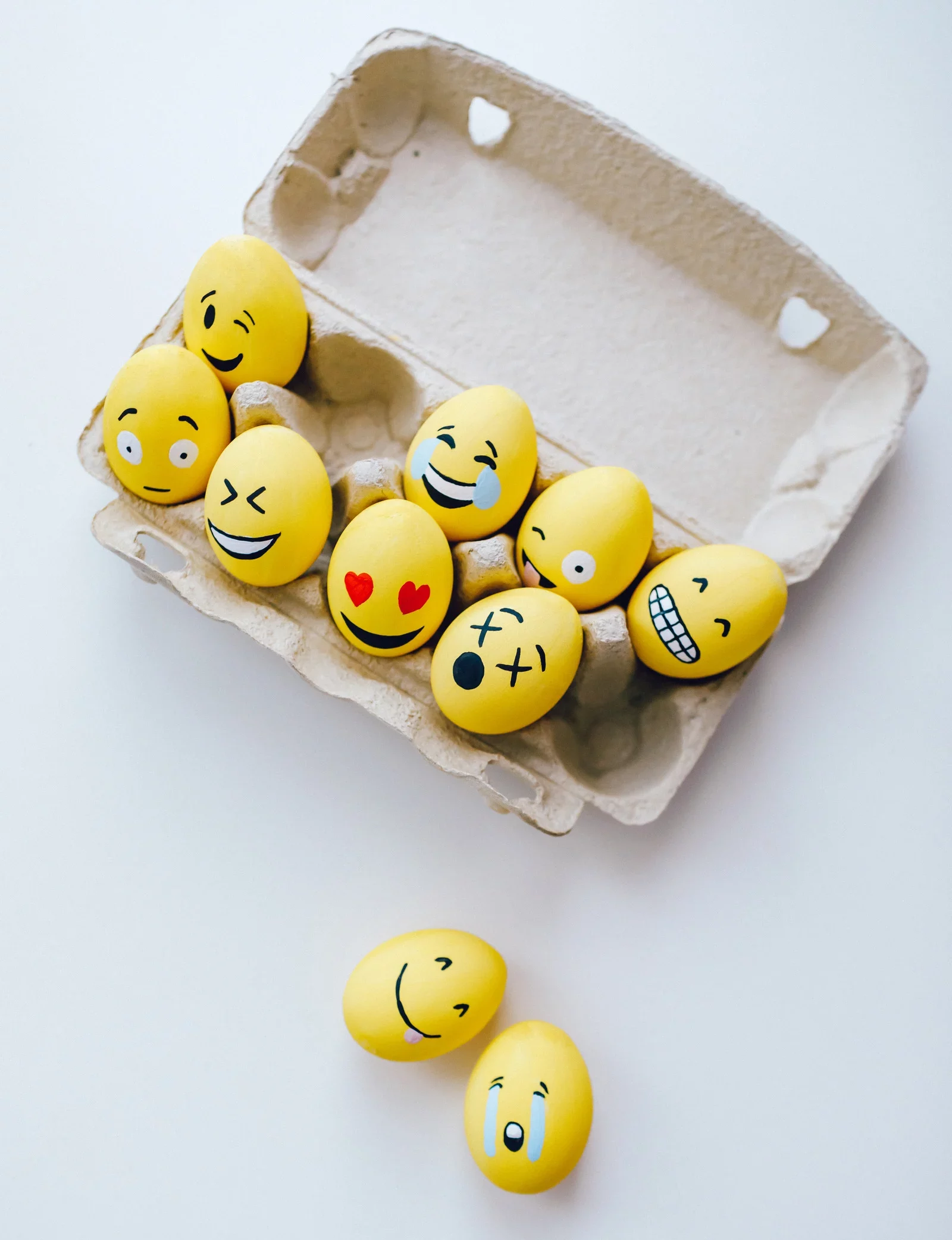 œufs smileys